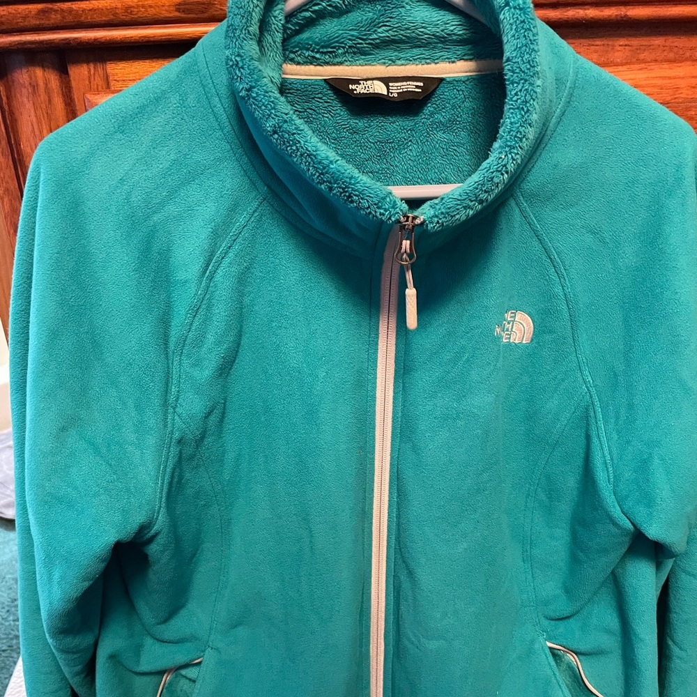 The North Face Teal womens winter jacket size Large